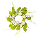 Hop Into Spring Wreath, Easter Egg Mini Wreath, 13"