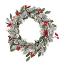 Sugar & Stripes Wreath, 24"