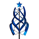 Seasside Retreat Wind Spinner, Blue Flame Spiral, 85"H
