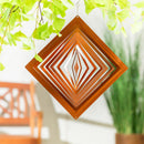 VivaStyle Wind Spinner, Bronze Metallic Illusion Spinner, 17.5"H
