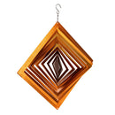 VivaStyle Wind Spinner, Bronze Metallic Illusion Spinner, 17.5"H