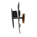 Cottage Garden Wall Spinner Solar Bee with Twinkling Lights