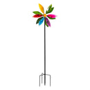 Cottage Garden Wind Spinner, Color Petal Spin, 74"H