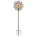 Cottage Garden Wind Spinner, Curled Ray Spin, 74"H