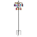 Cottage Garden Wind Spinner, Leaf & Butterfly Spinner, 74"H