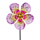 Cottage Garden Wind Spinner, Violet Radiance,56"H