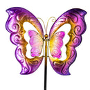 Cottage Garden Wind Spinner, Metal and Glass Wind Spinner, 56"H