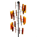 Hillside Pasture Wind Spinner, Stacked Slat Spin, 81"H