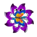 Cottage Garden Wall Spinner Solar Butterfly with Twinkling Lights