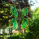 Tropical Oasis Wind Spinner Metal Willow Tree, 84"H