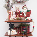 Red Sleigh w/ Gifts Fig
