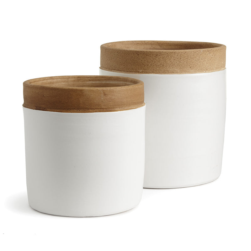 NAPA Home & Garden, ATWOOD CACHEPOTS, SET OF 2,XN206