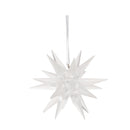 White Star Burst Orn