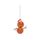 Basketball Snowman Orn