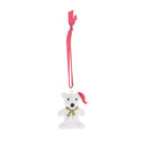 Glass White Bear Orn
