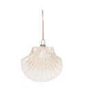 Glass Pearl Shimmer Fan Shell Orn