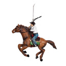 Cowboy On Horse Orn