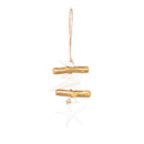 Golden Shells Drop Orn