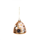 Blown Glass Beehive Orn