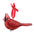 Metal/Capiz Cardinal Orn