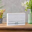 Monogram Blank Captains Quarters Plock 12x8"