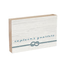 Monogram Blank Captains Quarters Plock 12x8"