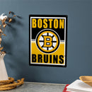15.5"L x 11.5"H Medium Metal Wall Sign, Boston Bruins 2025