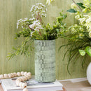 VivaStyle Veranda Garden Vase, Metal, 8.7''H