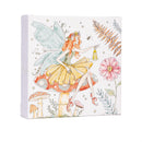 Garden of Wonder Indoor Wall Decor, Textile, Fairy Canvas, 8" H x 8" W, Asst of 2