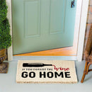 If You Forget the Wine Woven Back Coir Mat