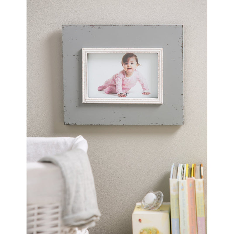 Solid Grey Wooden 4x6 Photo Frame,z7bf004