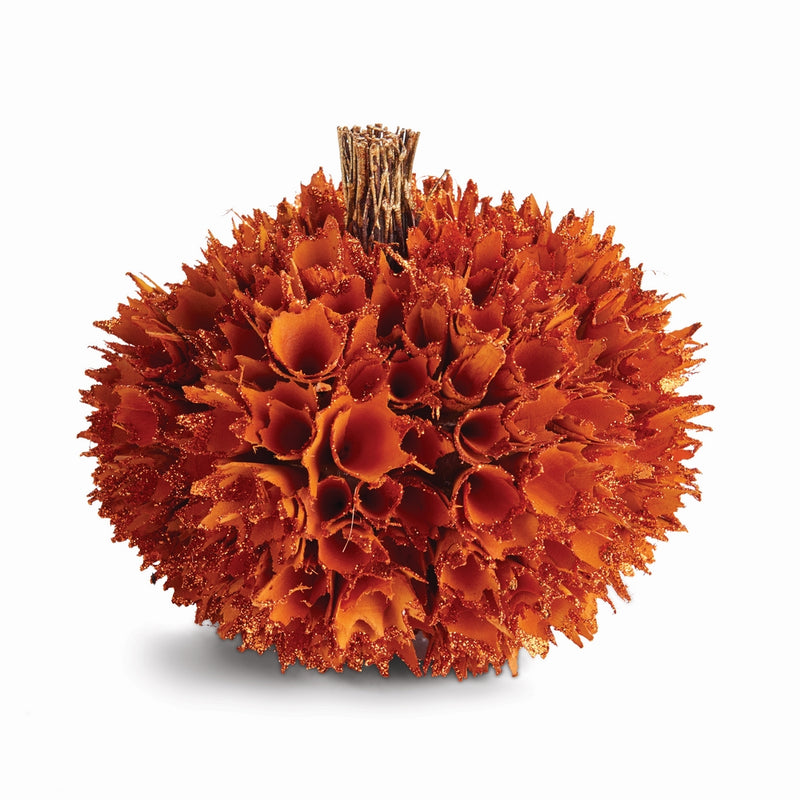 NAPA Home & Garden, WOOD SHAVING PUMPKIN 9.5",ZF5863RG