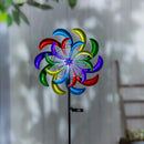63in Solar Fiber Optic Spinner Single Sided Multi