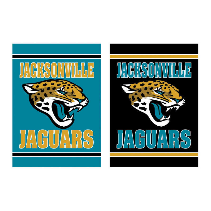 Embossed Suede Flag, House Size, Jacksonville Jaguars,13es3814