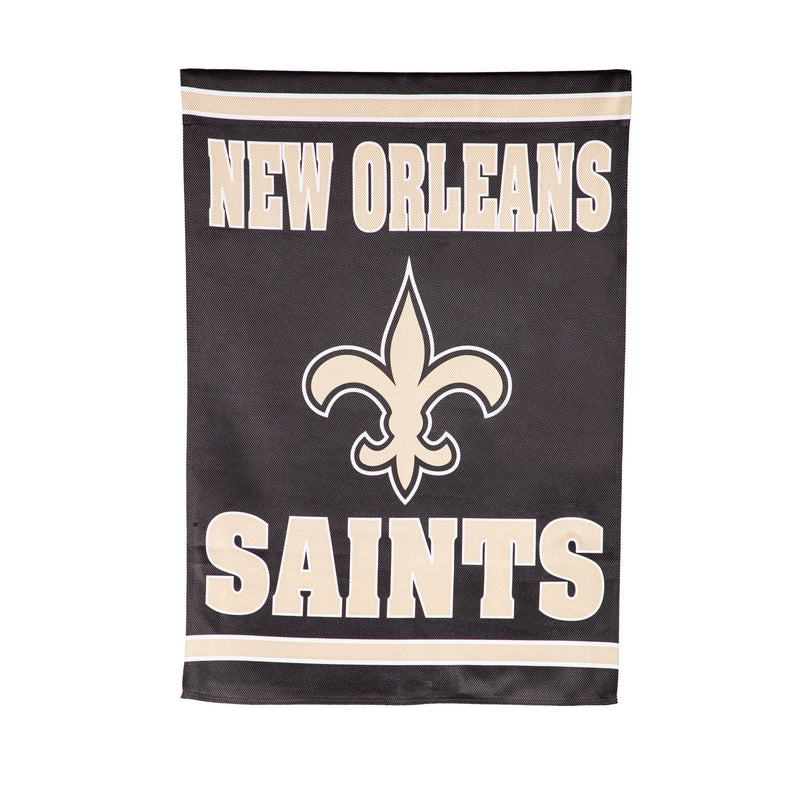 Embossed Suede Flag, House Size, New Orleans Saints,13es3819