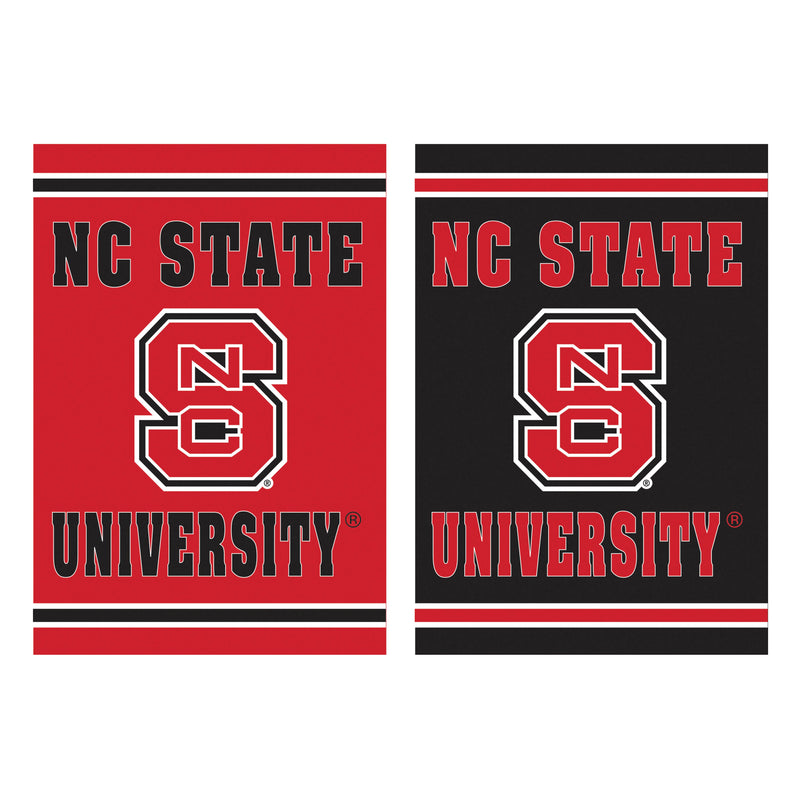 Embossed Suede Flag, House Size, North Carolina State University,13es909