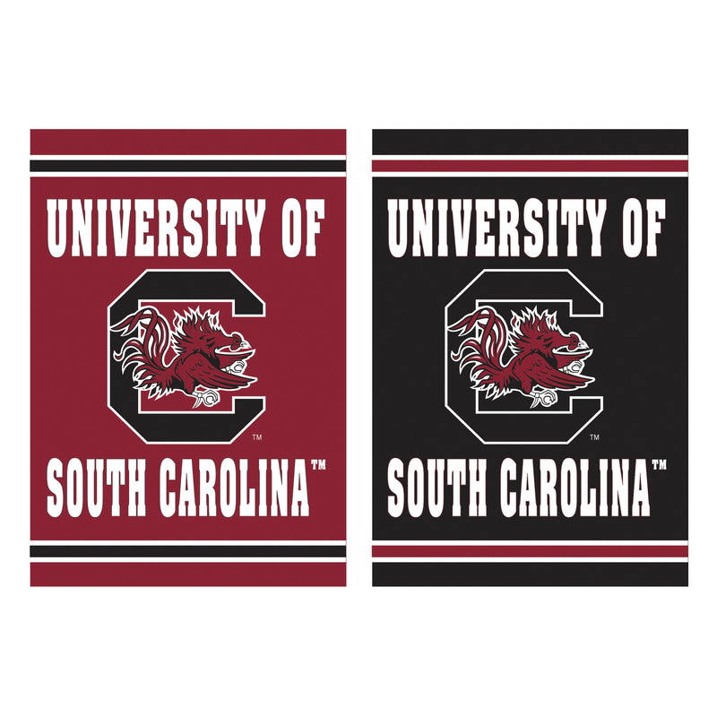 Embossed Suede Flag, House Size, University of South Carolina,13es954