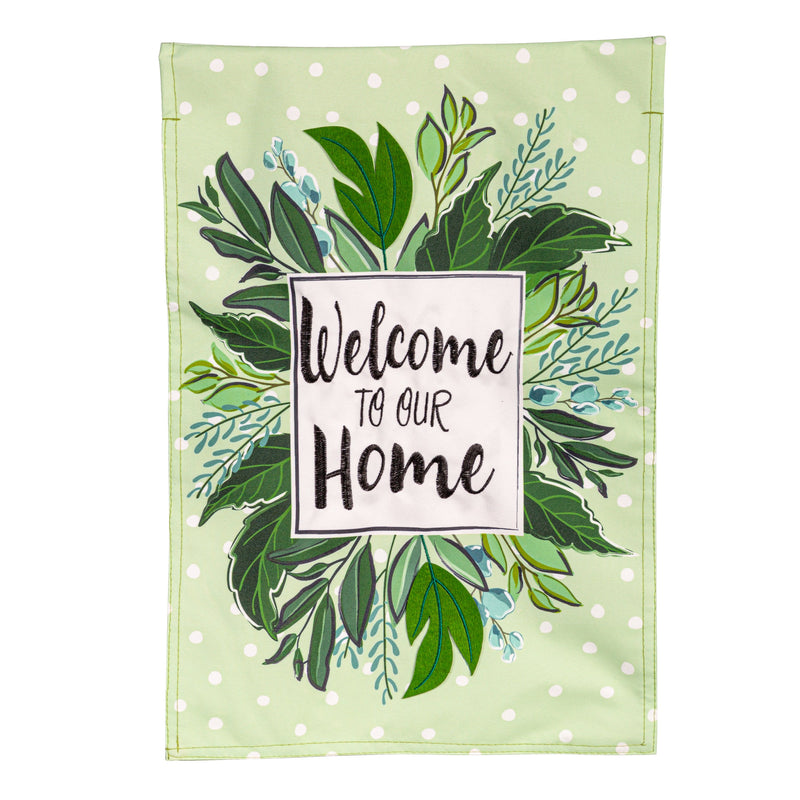 Welcome to Our Home Linen House Flag,13l12163