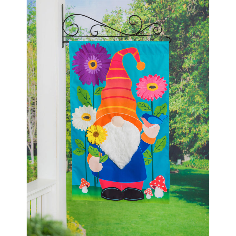 Garden Gnome House Linen Flag,13l9670