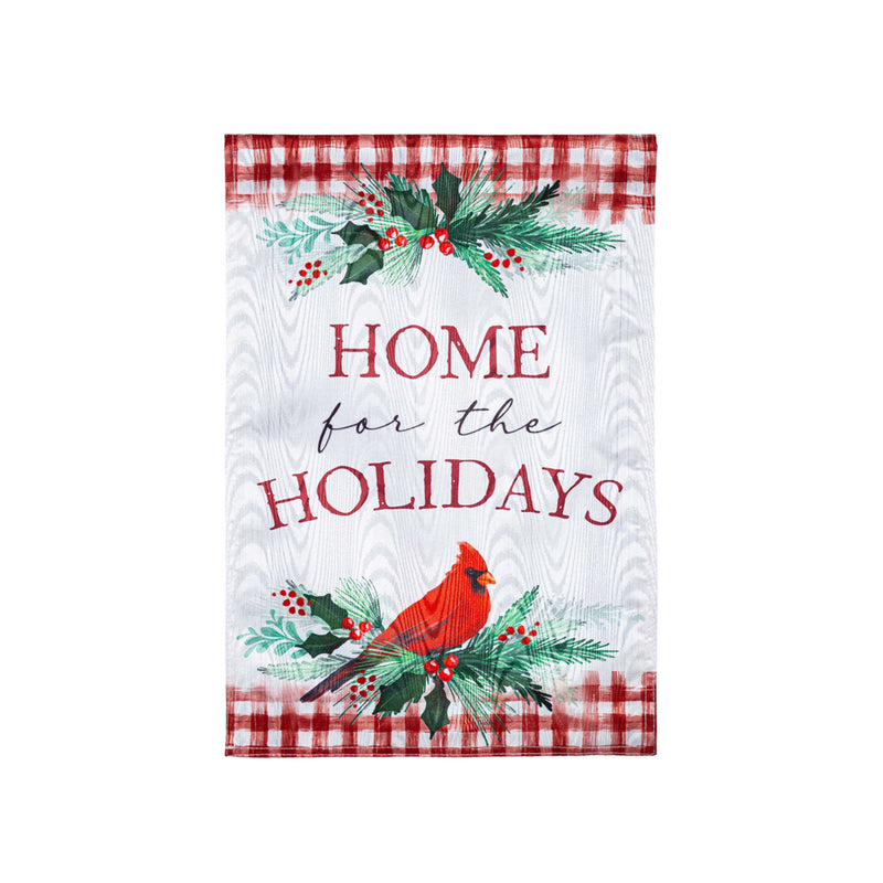 Holiday Cardinal Moire House Flag,13m11159