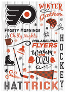 Philadelphia Flyers, Moire Flag, House Size, Fall Seasonal,13m4370