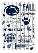 Penn State, Moire Flag, House Size, Fall Seasonal,13m922