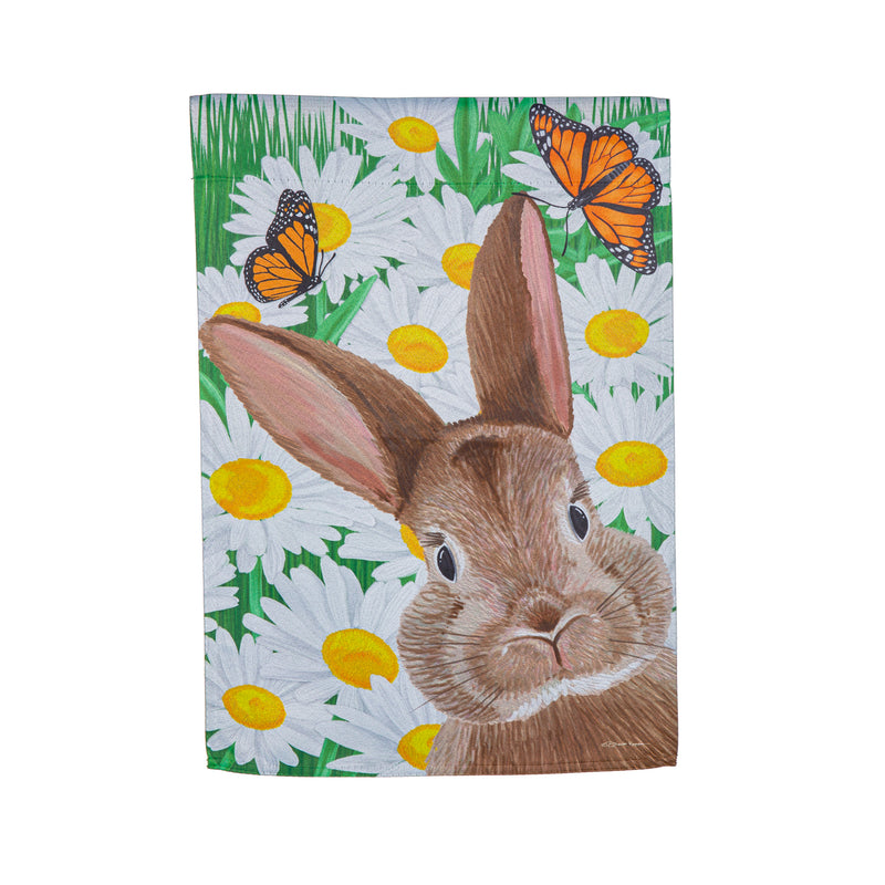 Hello Bunny Suede House Flag,13s11293