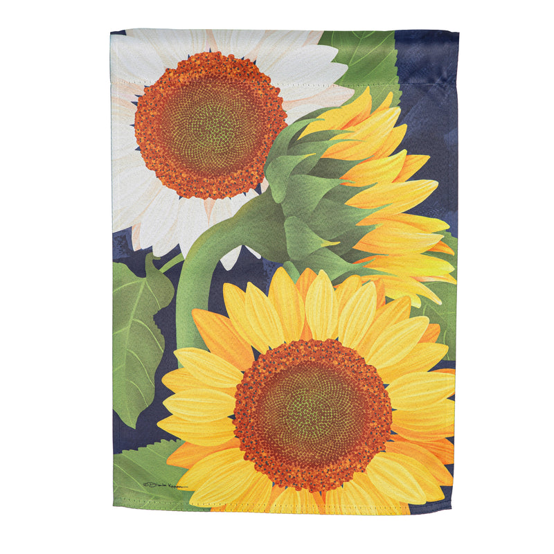 Sunflowers Suede House Flag,13s11994