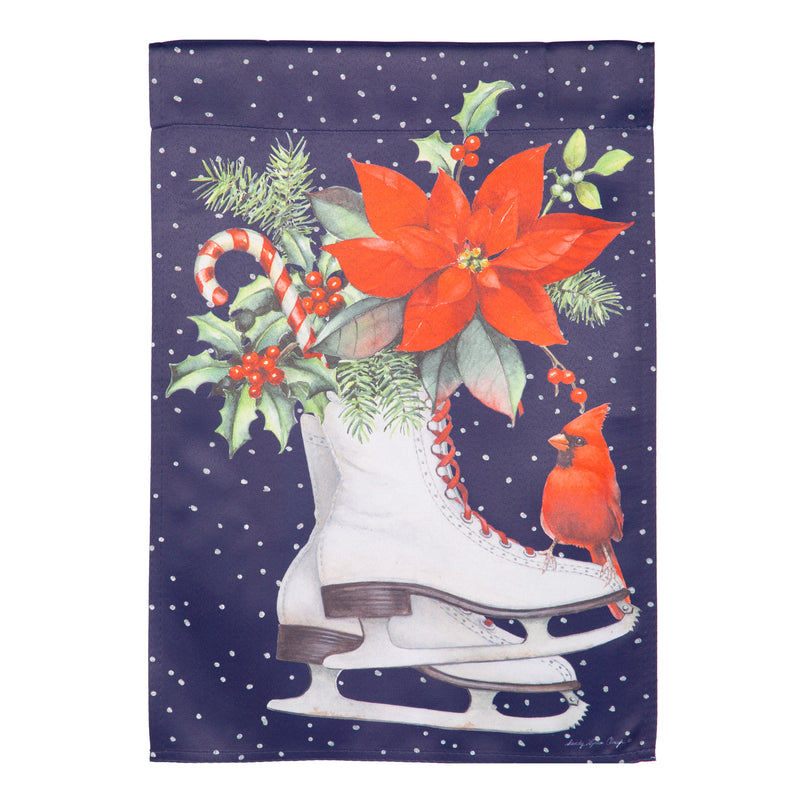 Winter Skates Suede House Flag,13s12403