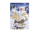 Santa and Presents Suede House Flag,13s12437