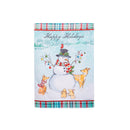 Snowman Holiday Reversible Suede House Flag,13s12447fb