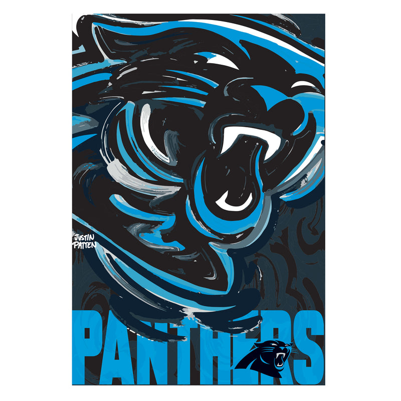 Carolina Panthers, Suede REG, Justin Patten Logo,13s3804jpal