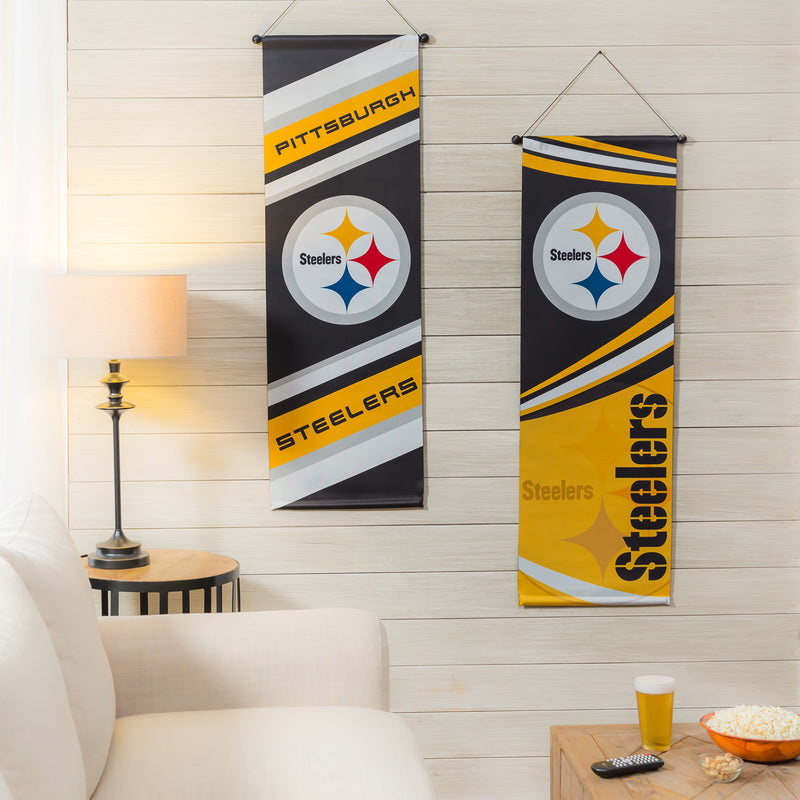 Pittsburgh Steelers, Dowel Banner,13ds3824fb