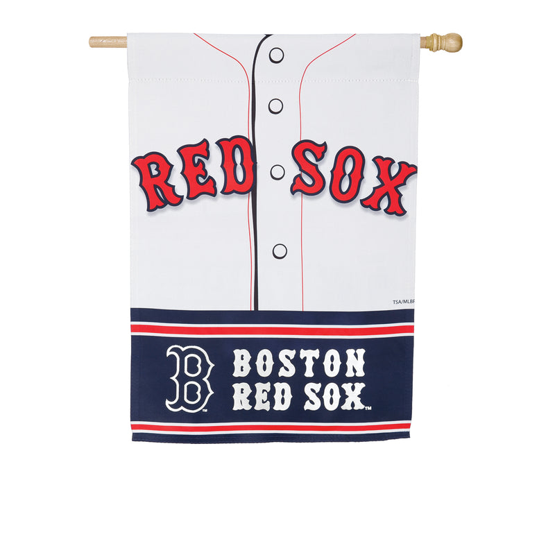 Flag, DS Suede, Foil, Reg, Jersey, Boston Red Sox,13s4203blj